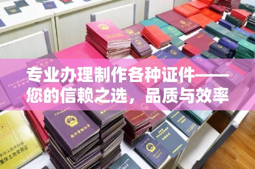 宿豫专业办理制作各种证件——您的信赖之选，品质与效率的完美结合