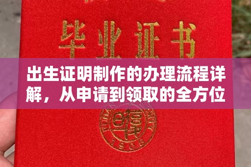宿豫出生证明制作的办理流程详解，从申请到领取的全方位指南